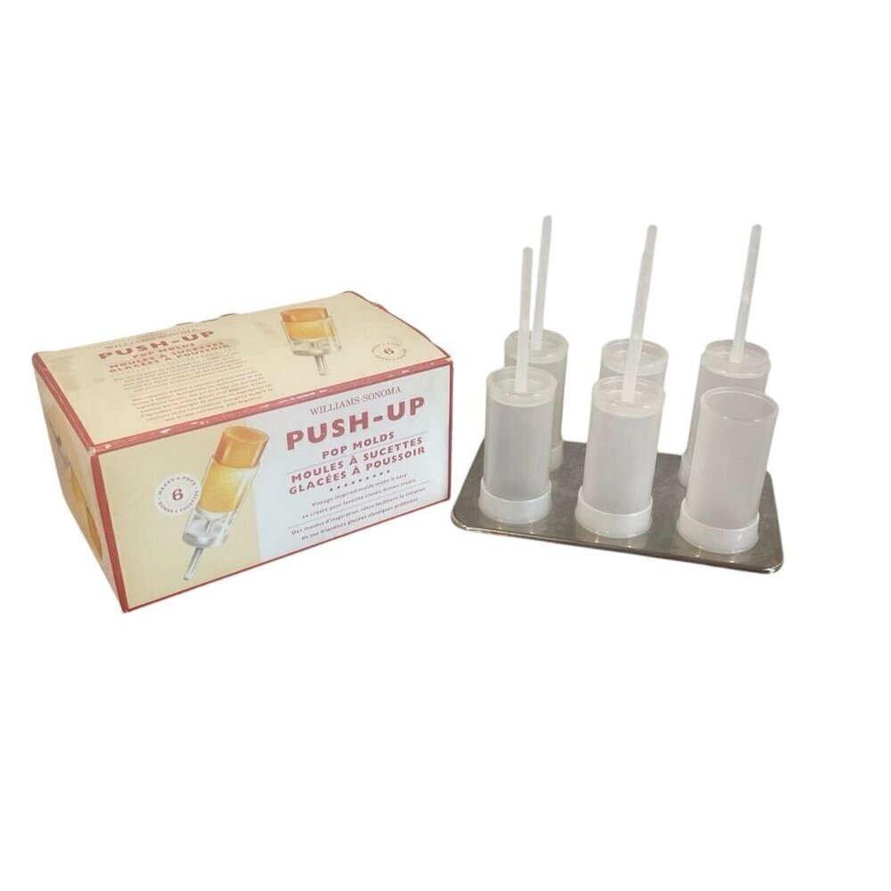 Williams-Sonoma Classic Pop Molds Makes 6 Pops Vintage Inspired MISSING 1 Stick